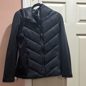 DKNY Women's Black Puffer Jacket